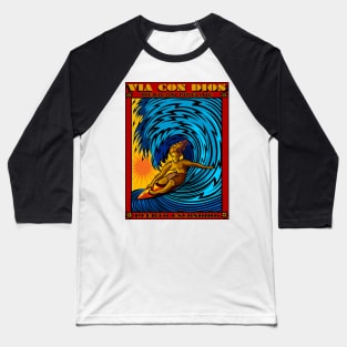 SURFING MEXICAN PIPELINE PUERTO ESCONDIDO MEXICO Baseball T-Shirt